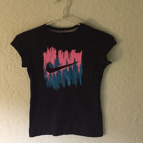 girls black nike top